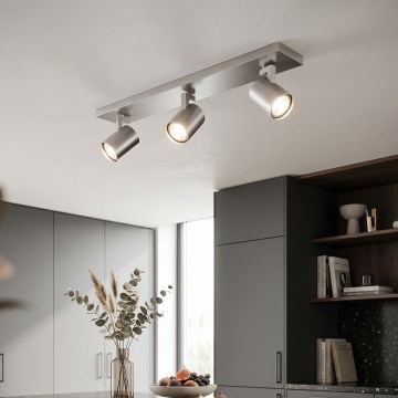Philips - Spot LED chrome mat 3xGU10/20W/230V