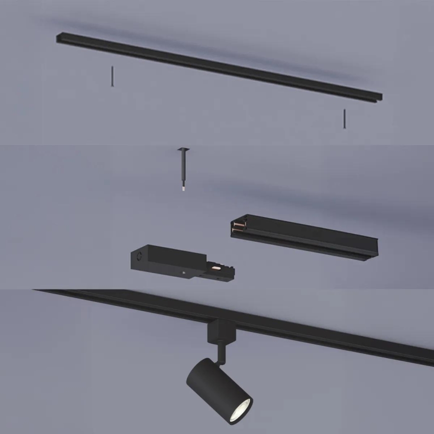 Philips - Spot LED dimmable pour système de rail EASYLINK 3xGU10/7W/230V 2200-2700K 1m noir