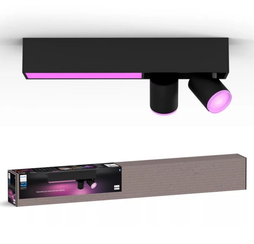 Philips - Spot LED RGBW à intensité variable Hue CENTRIS 2xGU10/4,2W/230V + LED/11W 2000-6500K