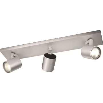 Philips - Spot LED RGBW dimmable 3xGU10/6W/230V chrome mat + télécommande