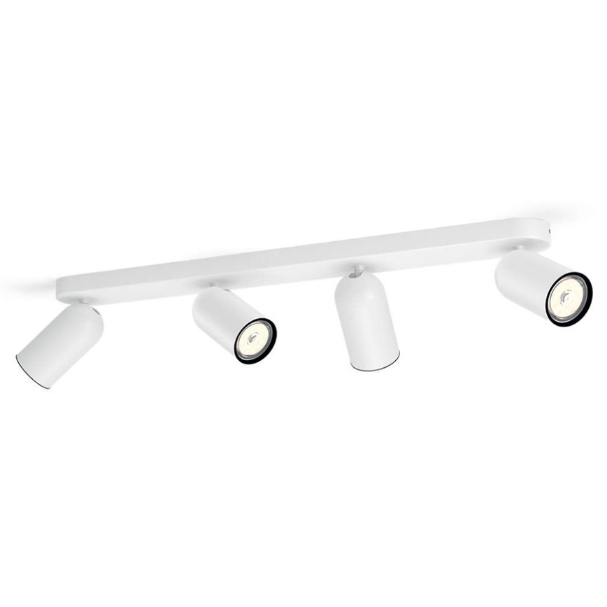 Philips - Spot LED RGBW dimmable PONGEE 4xGU10/4,9W/230V 2700-6500K blanc