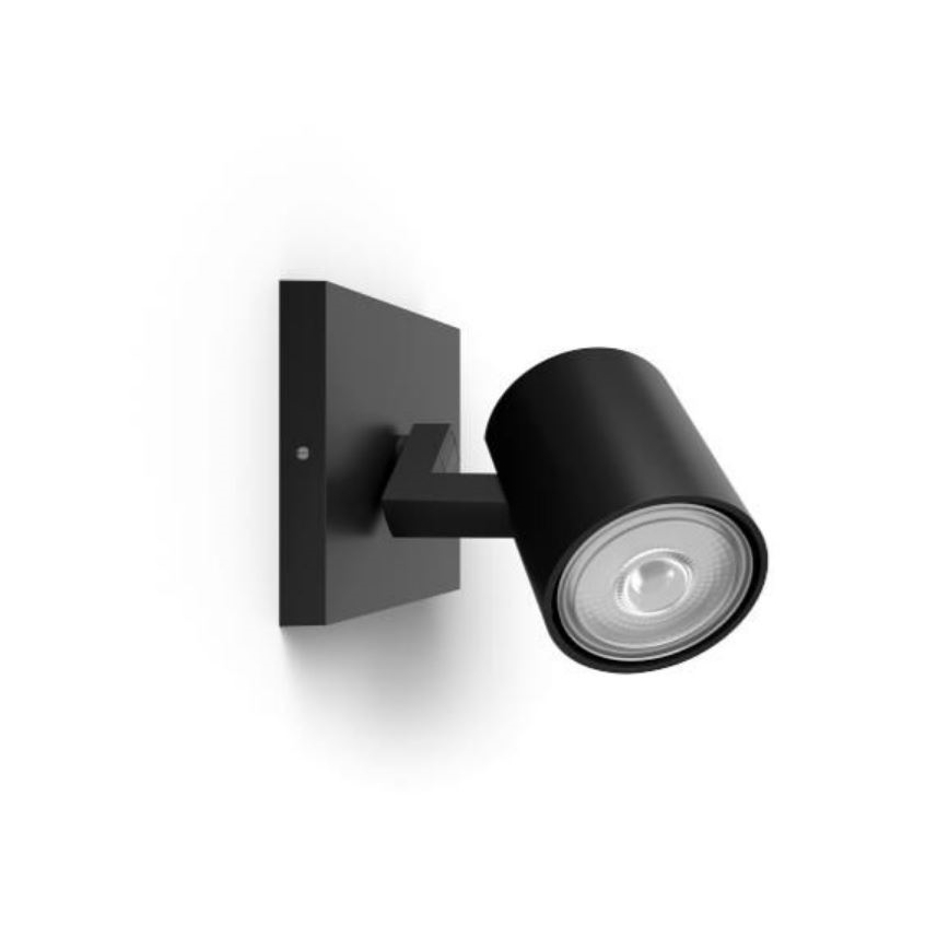 Philips - Spot LED RGBW dimmable RUNNER 1xGU10/6,5W/230V 2700-6500K noir
