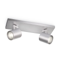 Philips - Spot LED RGBW dimmable RUNNER 2xGU10/6,5W/230V 2700-6500K chrome mat