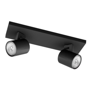 Philips - Spot LED RGBW dimmable RUNNER 2xGU10/6,5W/230V 2700-6500K noir