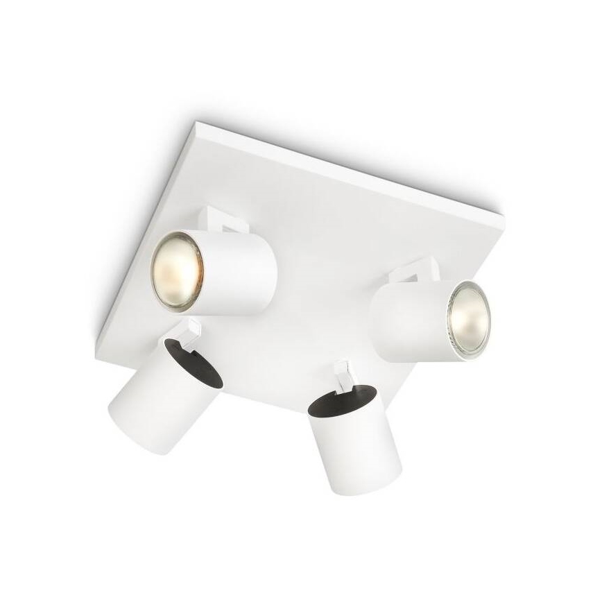 Philips - Spot LED RGBW dimmable RUNNER 4xGU10/6,5W/230V 2700-6500K blanc