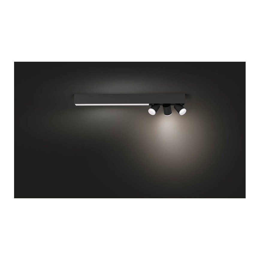 Philips - Spot LED RGBW à intensité variable LED/25W/230V + 3xGU10/5,7W