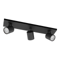 Philips - Spot RUNNER 3xGU10/20W/230V noir