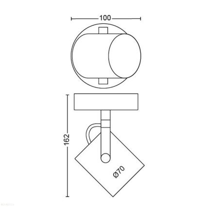 Philips - Spot SCENE SWITCH BYRE LED/4,3W/230V 2200/2500/2700K