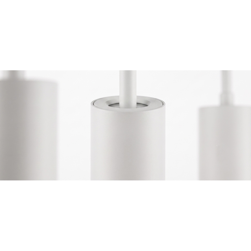 Philips - Suspension LED RGBW à intensité variable sur câble, compatible avec le système de rails EASYLINK HUE, 3x GU10 / 4,7 W / 230 V, 2200–6500 K, câble 1 m, blanche