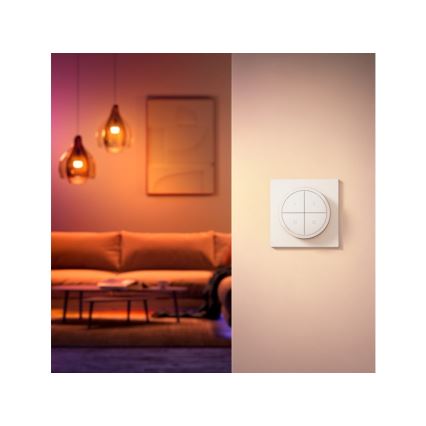 Philips - Télécommande avec interrupteur Hue TAP 1xCR2032 blanche