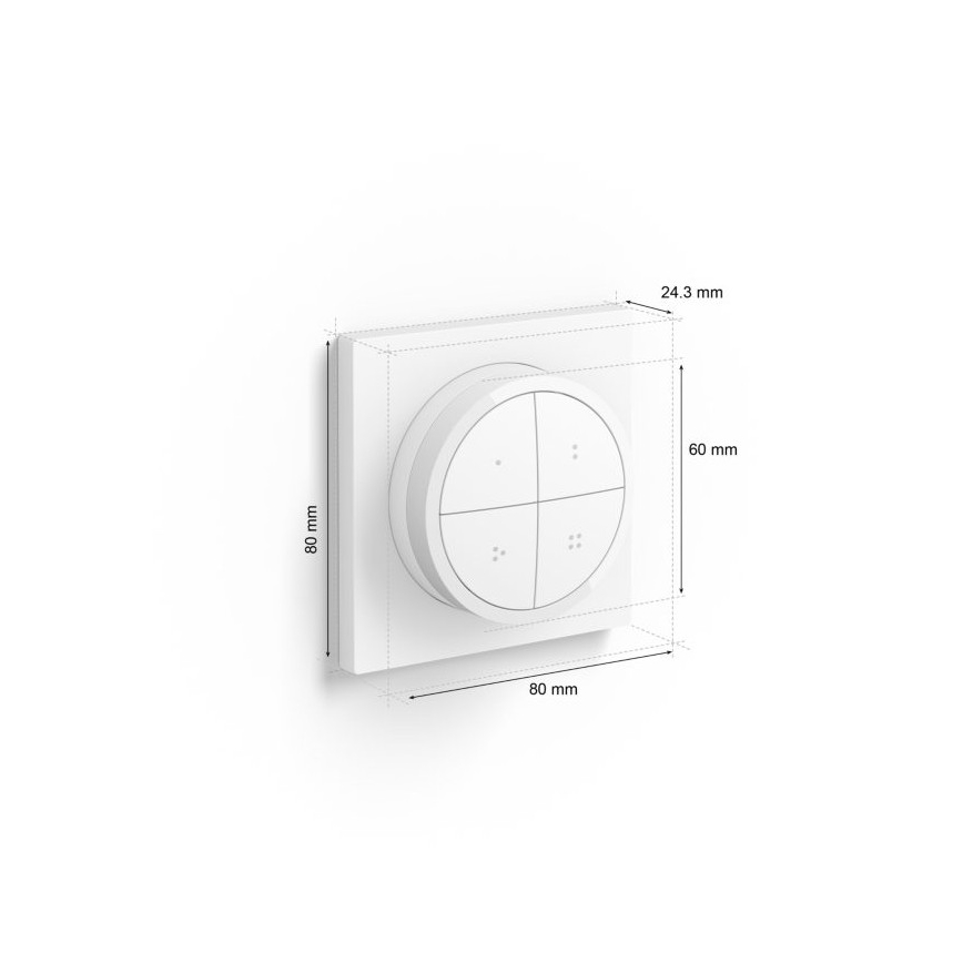 Philips Hue Accessoires Hue dimmer switch (télécommande) Blanc