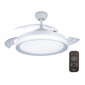 Philips - Ventilateur de plafond LED/35W/230V 5500/4000/2700 K blanc + Télécommande