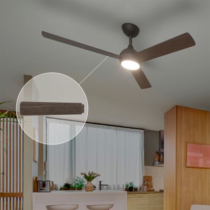 Philips - Ventilateur de plafond LED dimmable CIVX LED/24W/230V + télécommande