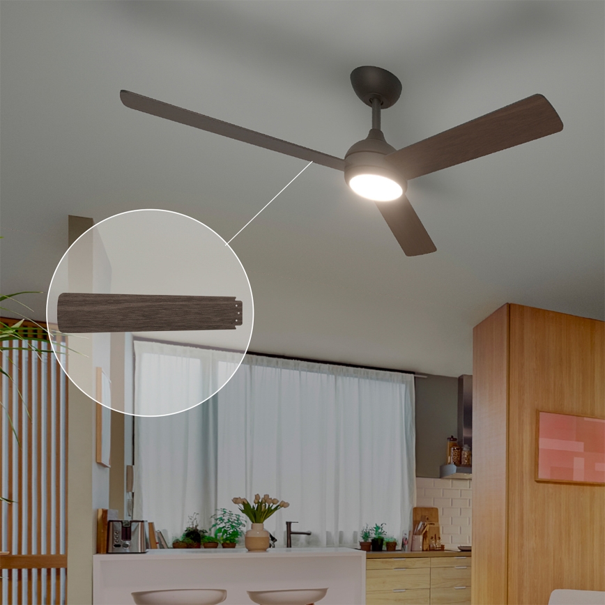 Philips - Ventilateur de plafond LED dimmable CIVX LED/24W/230V + télécommande