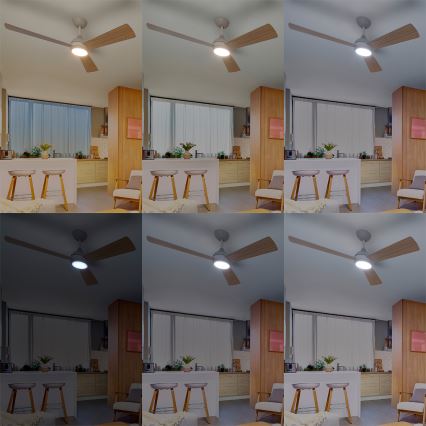 Philips - Ventilateur de plafond LED dimmable CIVX LED/24W/230V + télécommande