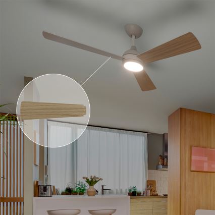 Philips - Ventilateur de plafond LED dimmable CIVX LED/24W/230V + télécommande