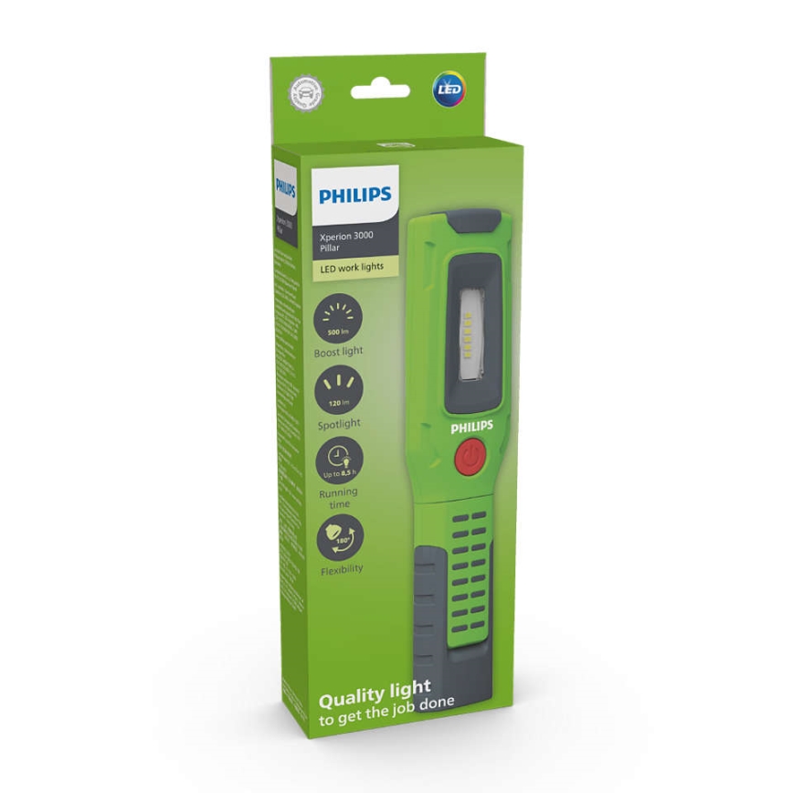 Philips X30PILLX1-Lampe torche rechargeable LED XPERION LED/5W/3,7V 200 lm 2500 mAh 6000K