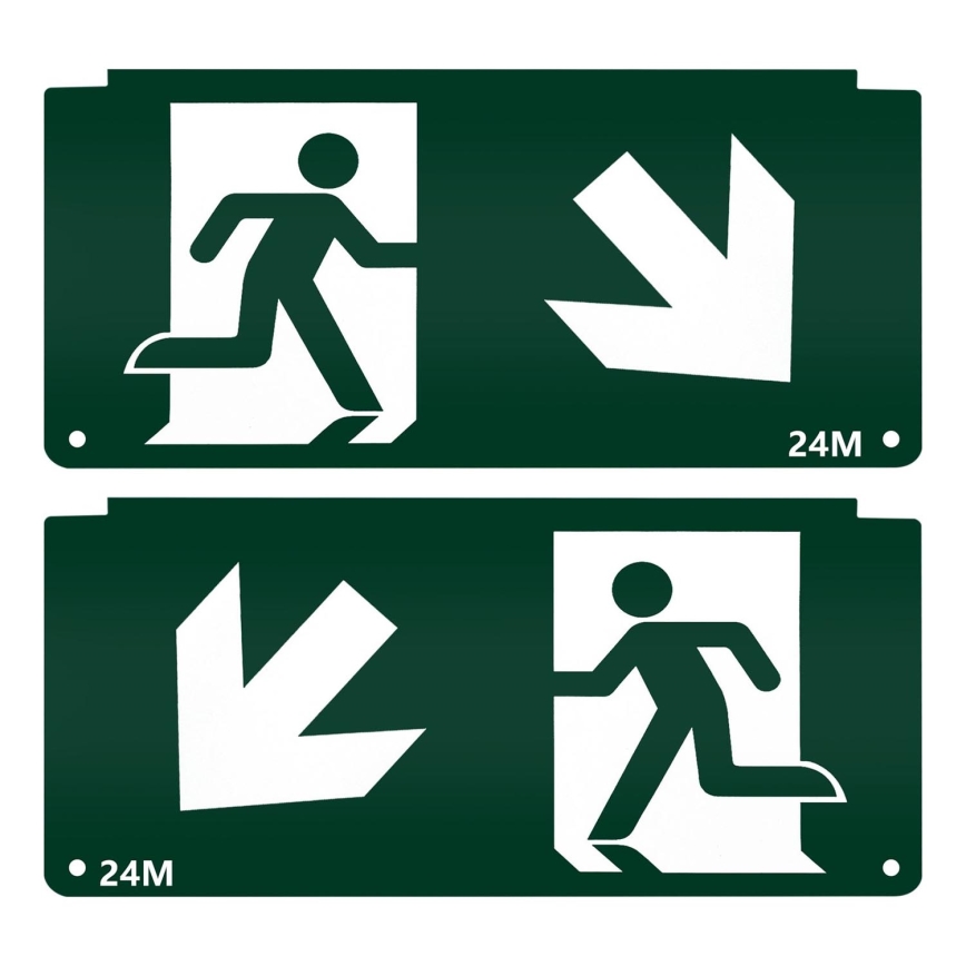 Pictogramme pour bloc de secours 16,2x32,7 cm