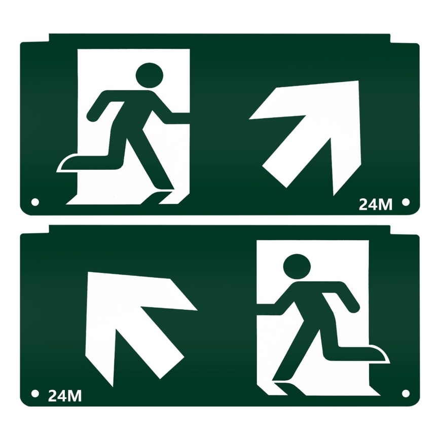 Pictogramme pour bloc de secours 16,2x32,7 cm