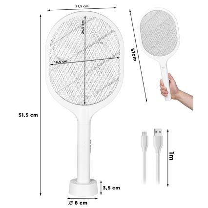 Piège à insectes électrique 2en1 800 mAh/5V