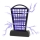 Piège anti-insectes UV 1000 mAh/5V noir
