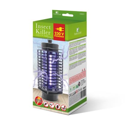 Piège électrique UV pour insectes 1,2W/230V noir