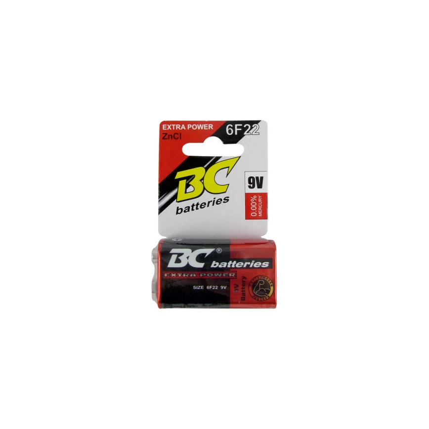 Pile au chlorure de zinc EXTRA POWER 9V