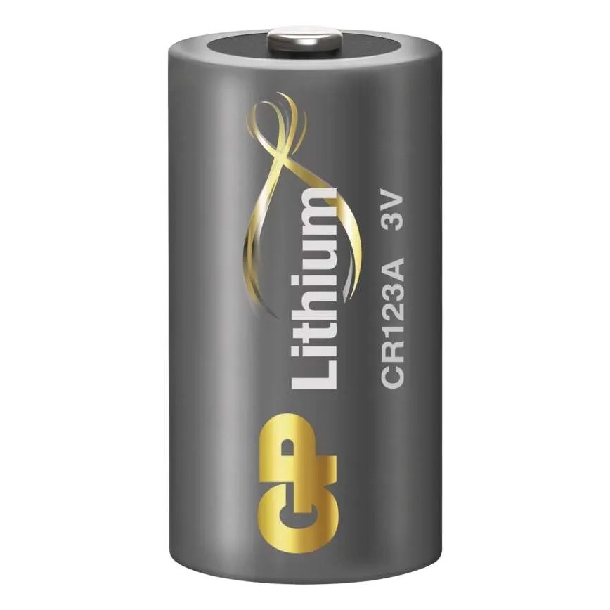 Pile au lithium CR123A GP LITHIUM 3V/1400 mAh