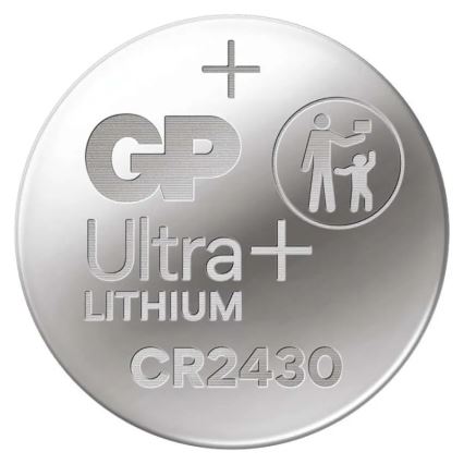 Pile bouton lithium CR2430 GP LITHIUM 3V/300 mAh