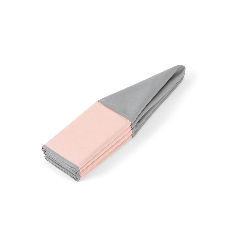Piscine à boule enfant d. 80 cm rose/gris
