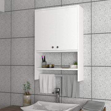 Placard de salle de bain VIRA 90x59 cm blanc