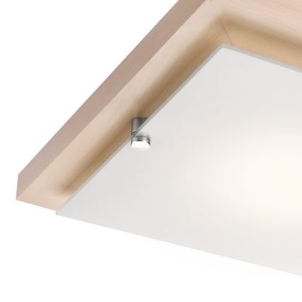 Plafonnier 1xE27/60W/230V hêtre - certifié FSC