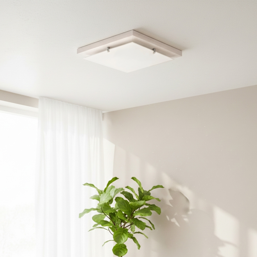 Plafonnier 1xE27/60W/230V en hêtre