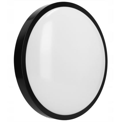 Plafonnier 2xE27/40W/230V Ø 29,5 cm noir