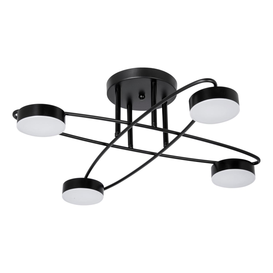 Plafonnier 4xLED/7W/230V noir