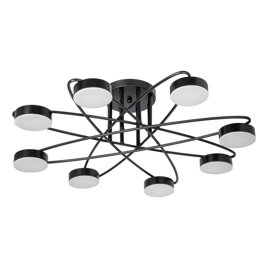 Plafonnier 8xLED/7W/230V noir