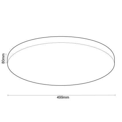 Plafonnier à intensité variable avec commande vocale OPAL LED/48W/230V 2700-6500K blanc + Télécommande