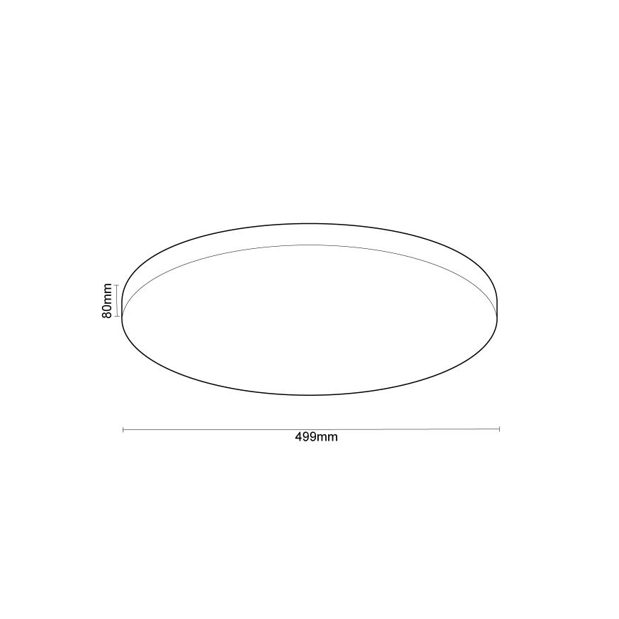 Plafonnier à intensité variable avec commande vocale OPAL LED/48W/230V 2700-6500K blanc + Télécommande
