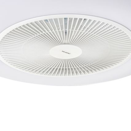 Plafonnier à intensité variable avec un ventilateur ARIA LED/38W/230V 3000-6000K blanc + télécommande