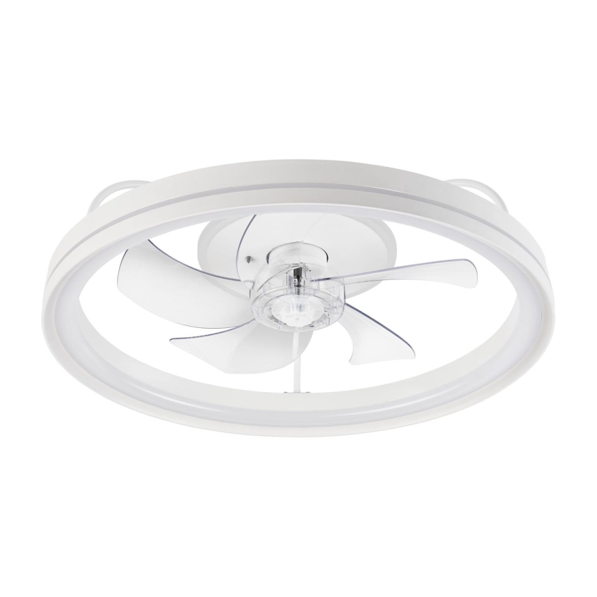 Plafonnier à intensité variable avec ventilateur FARGO LED/37W/230V blanc + télécommande