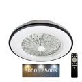 Plafonnier à intensité variable avec ventilateur OPAL LED/48W/230V 3000-6500K + télécommande