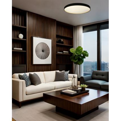 Plafonnier à intensité variable EBRO LED/36W/230V 2700-6500K d. 50 cm + télécommande