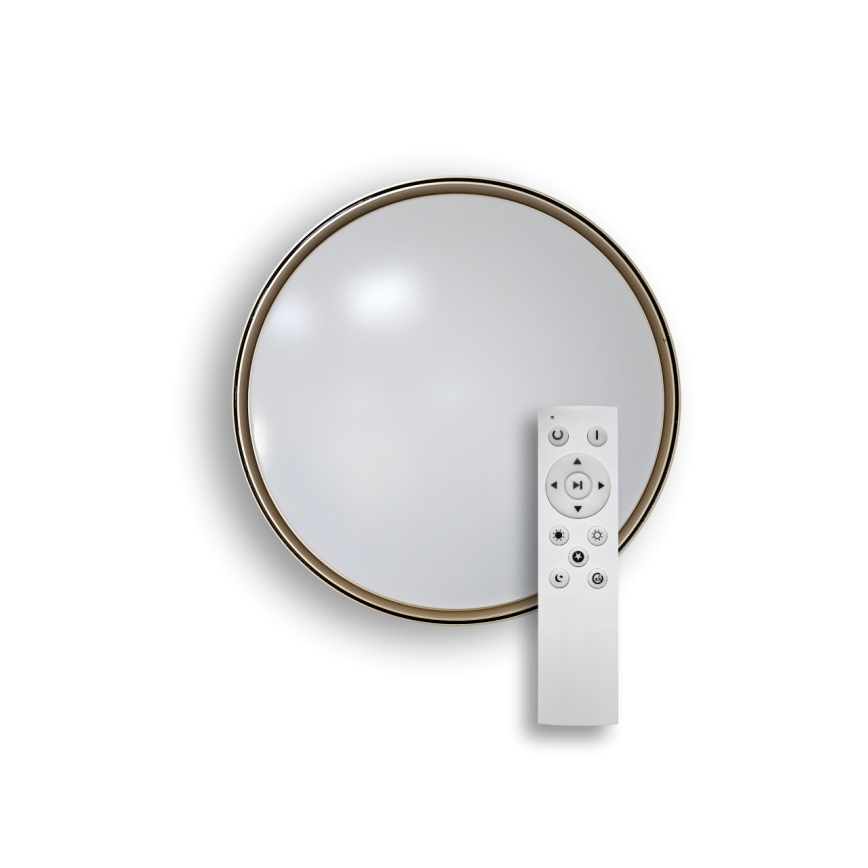 Plafonnier à intensité variable EBRO LED/36W/230V 2700-6500K d. 50 cm + télécommande