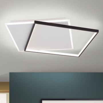Plafonnier à intensité variable EMANUEL LED/50W/230V blanc/noir