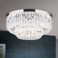 Plafonnier à intensité variable en cristal PRISM LED/80W/230V d. 55 cm chrome brillant