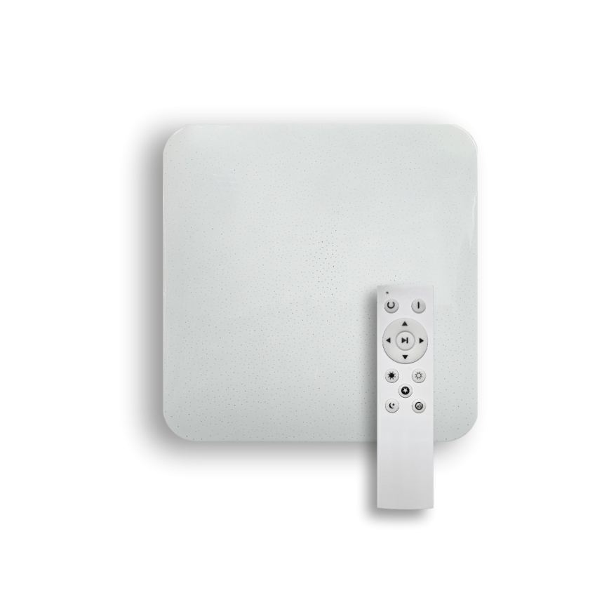 Plafonnier à intensité variable FLORA LED/60W/230V 2700-6500K 53x53 cm + télécommande