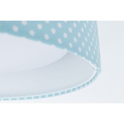 Plafonnier enfant à intensité variable SMART GALAXY KIDS LED/24W/230V 3000-6500K points turquoise/blanc + télécommande