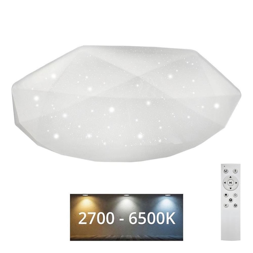 Plafonnier à intensité variable INDUS LED/60W/230V 2700-6500K d. 58 cm + télécommande