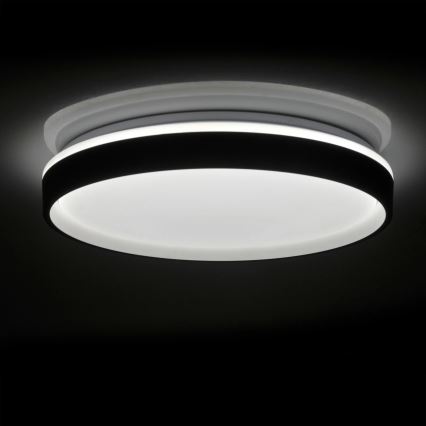 Plafonnier à intensité variable salle de bain JADWIGA LED/42W/230V d. 38,5 cm 3000-6000K IP44 + télécommande
