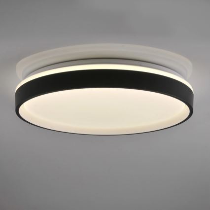 Plafonnier à intensité variable salle de bain JADWIGA LED/42W/230V d. 38,5 cm 3000-6000K IP44 + télécommande
